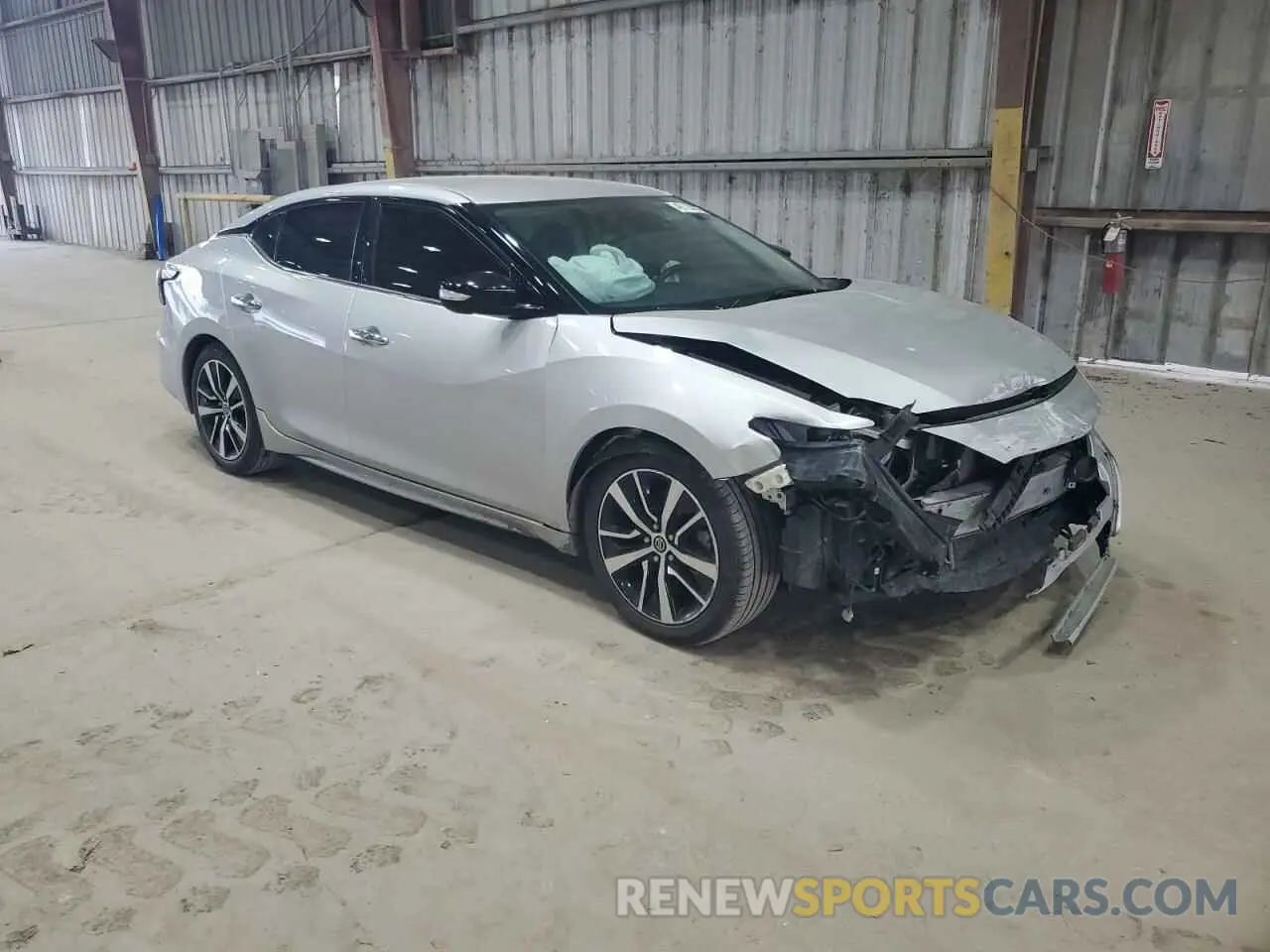 4 fotografías del automóvil dañado 1N4AA6CV1MC514123 NISSAN MAXIMA 2021