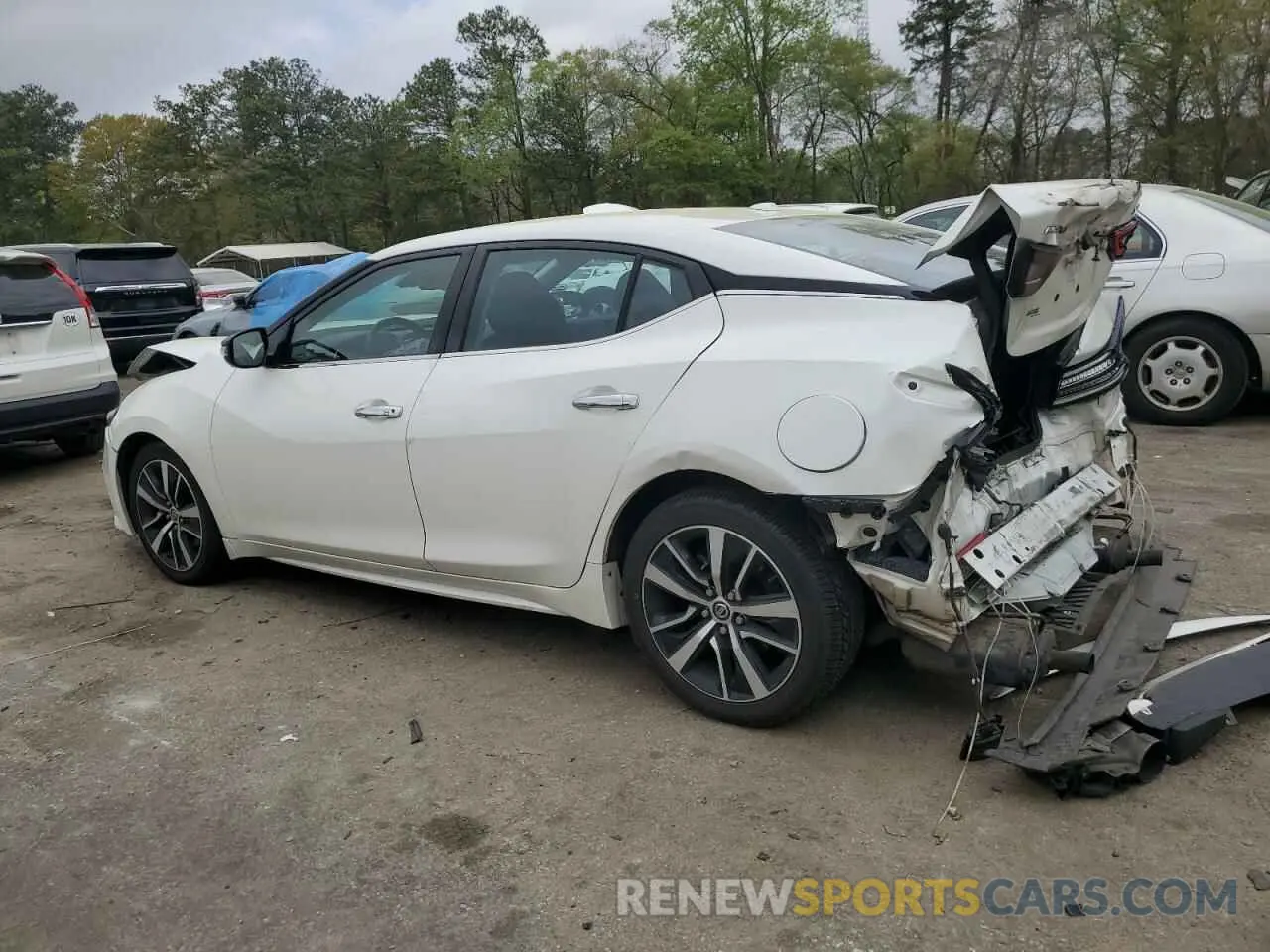 2 fotografías del automóvil dañado 1N4AA6CV1MC515112 NISSAN MAXIMA 2021