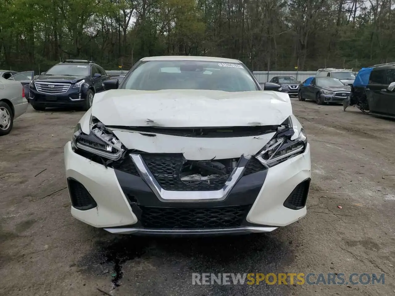 5 fotografías del automóvil dañado 1N4AA6CV1MC515112 NISSAN MAXIMA 2021
