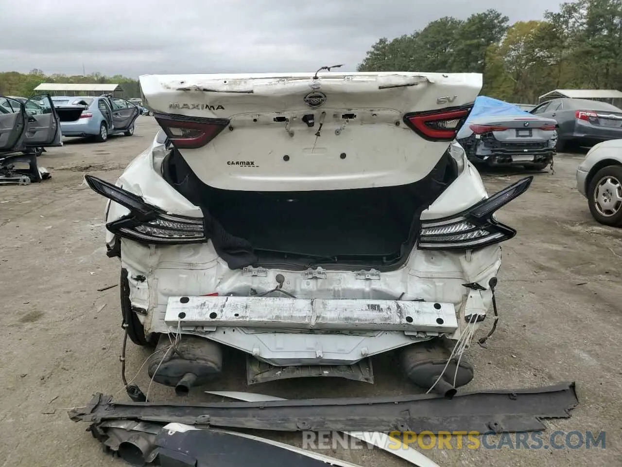 6 fotografías del automóvil dañado 1N4AA6CV1MC515112 NISSAN MAXIMA 2021