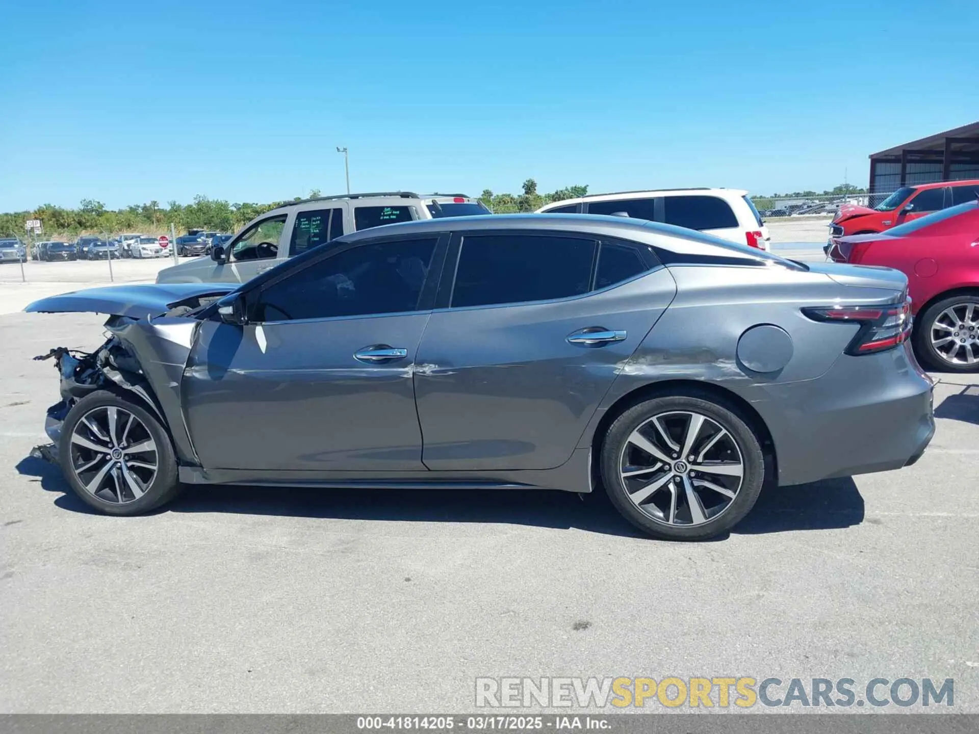 13 fotografías del automóvil dañado 1N4AA6CV2MC506208 NISSAN MAXIMA 2021