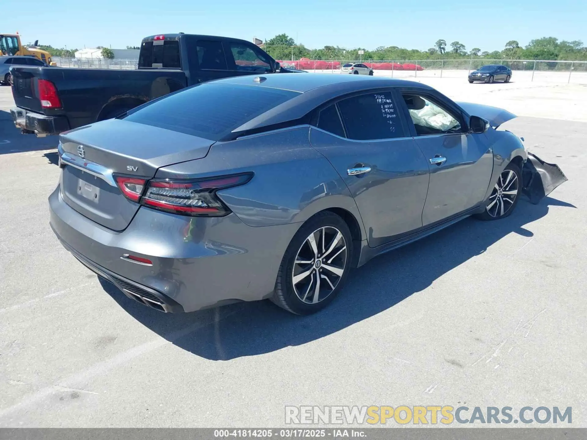 4 fotografías del automóvil dañado 1N4AA6CV2MC506208 NISSAN MAXIMA 2021