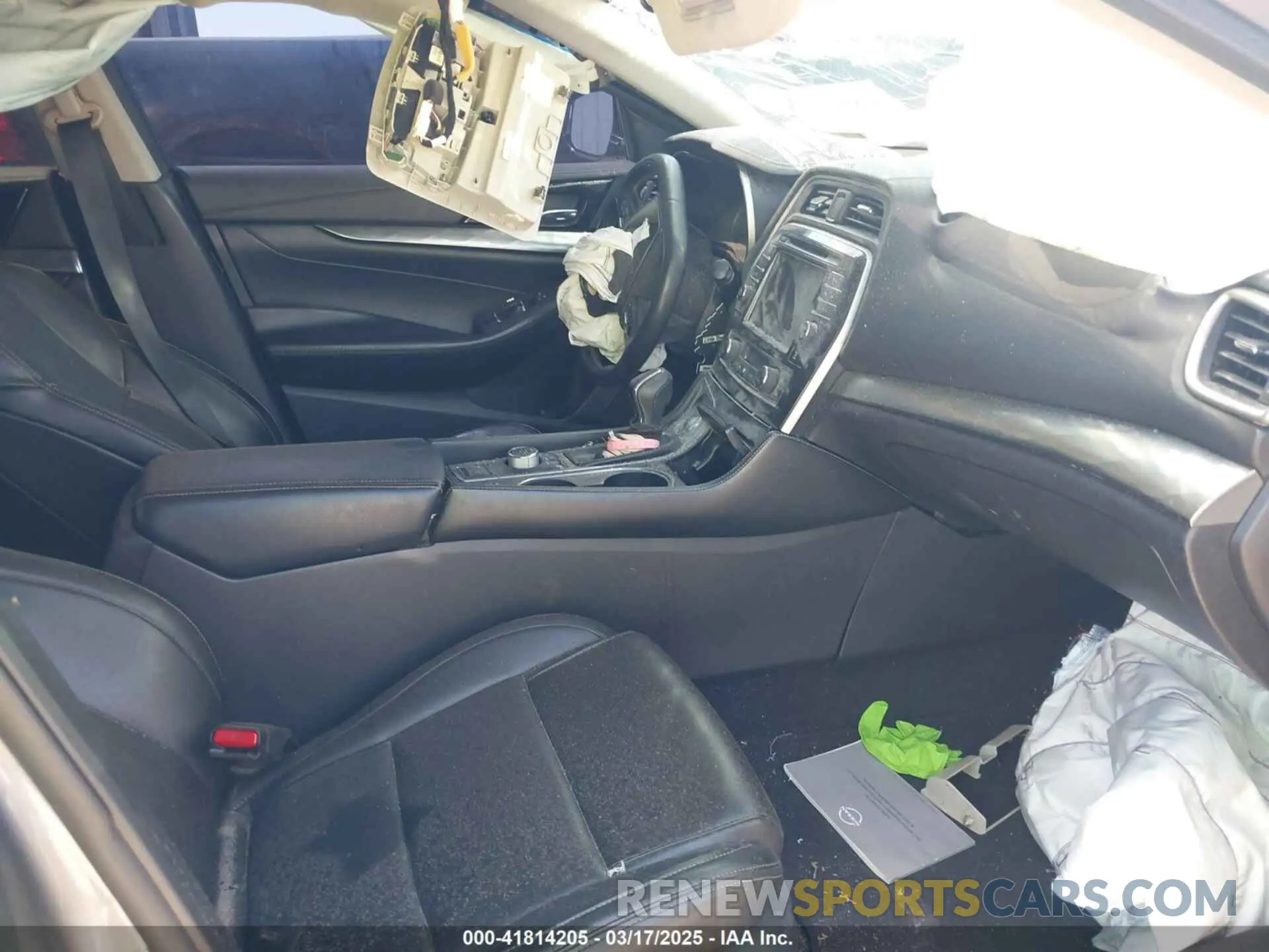 5 fotografías del automóvil dañado 1N4AA6CV2MC506208 NISSAN MAXIMA 2021