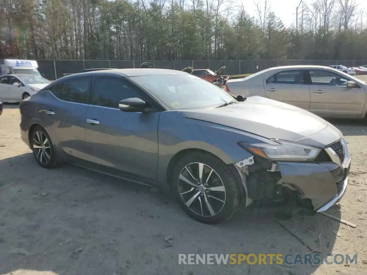4 fotografías del automóvil dañado 1N4AA6CV2MC507519 NISSAN MAXIMA 2021