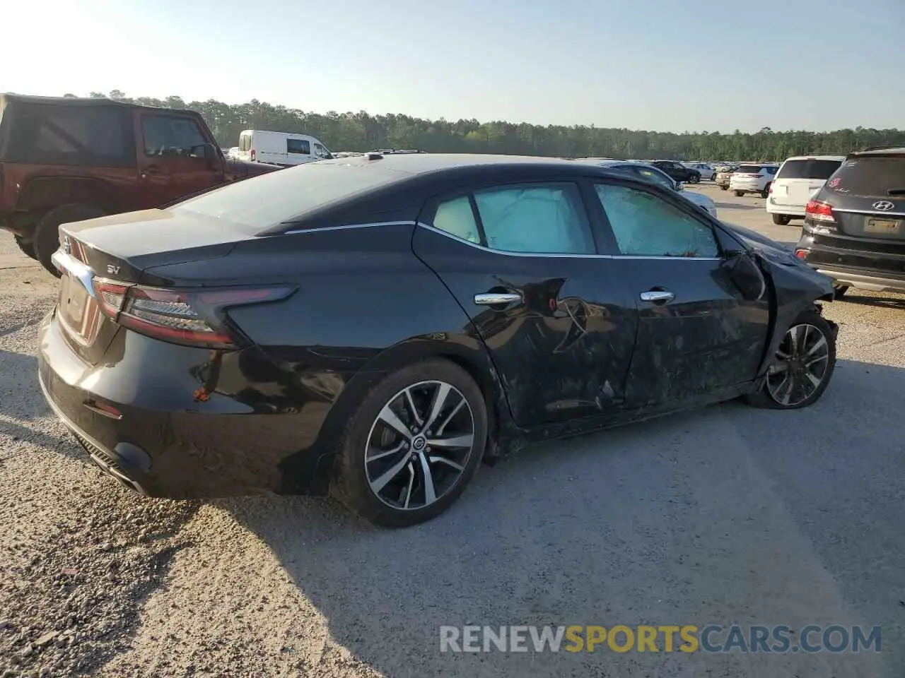 3 fotografías del automóvil dañado 1N4AA6CV2MC513076 NISSAN MAXIMA 2021