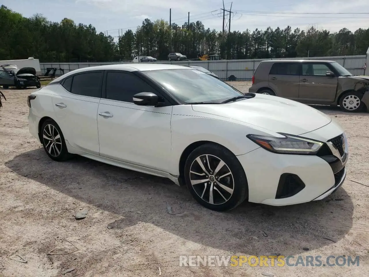 4 fotografías del automóvil dañado 1N4AA6CV2MC515622 NISSAN MAXIMA 2021