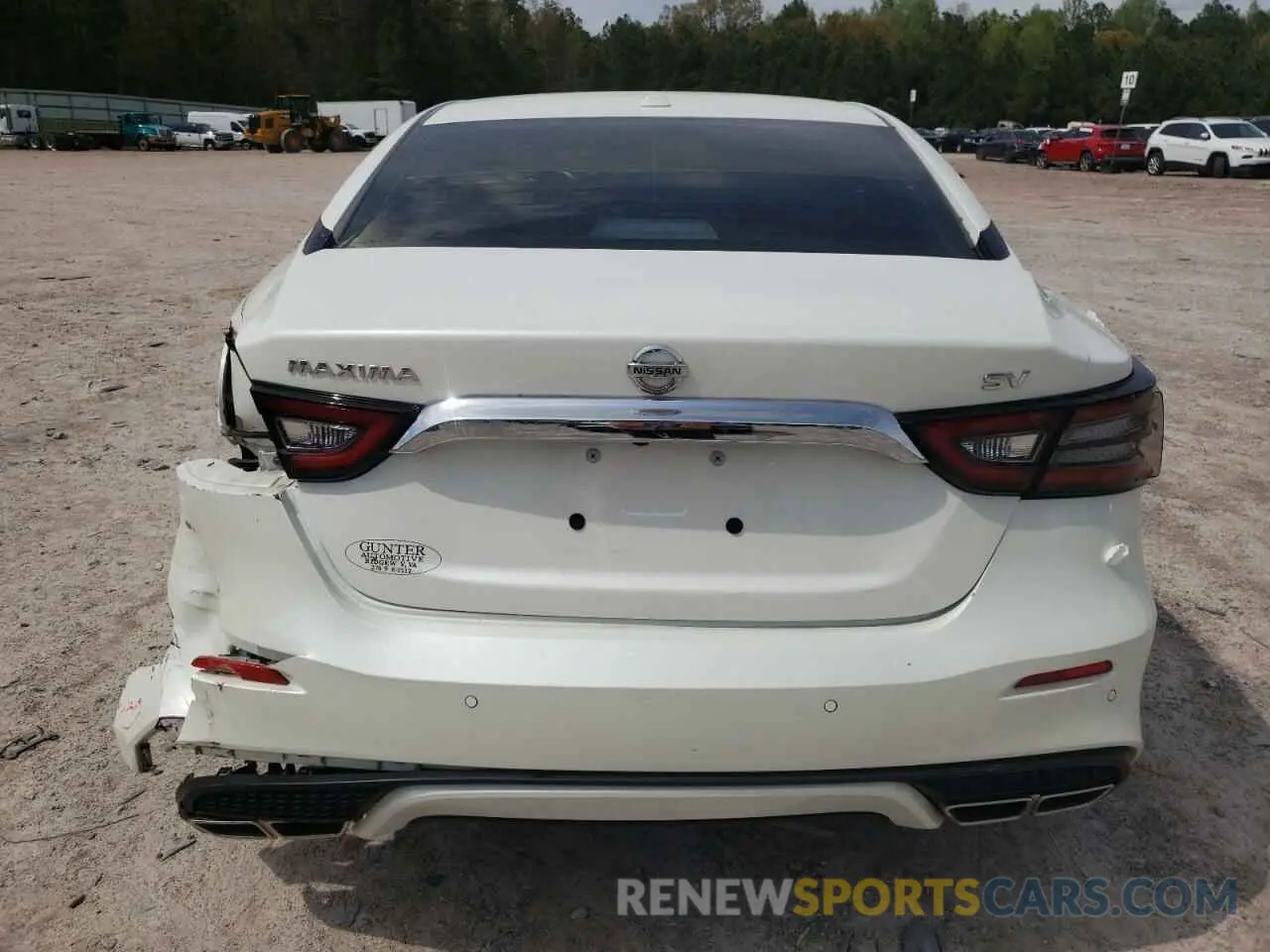 6 fotografías del automóvil dañado 1N4AA6CV2MC515622 NISSAN MAXIMA 2021