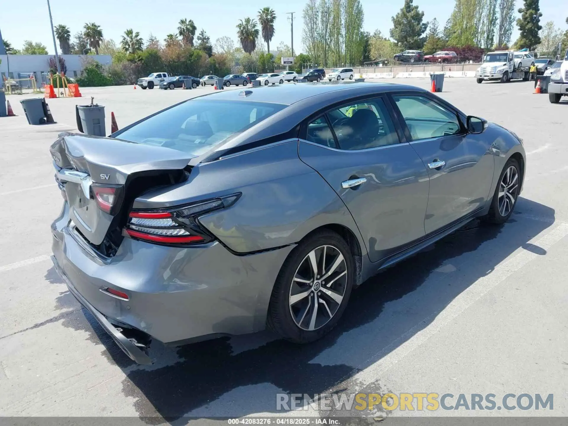 4 fotografías del automóvil dañado 1N4AA6CV3MC506783 NISSAN MAXIMA 2021