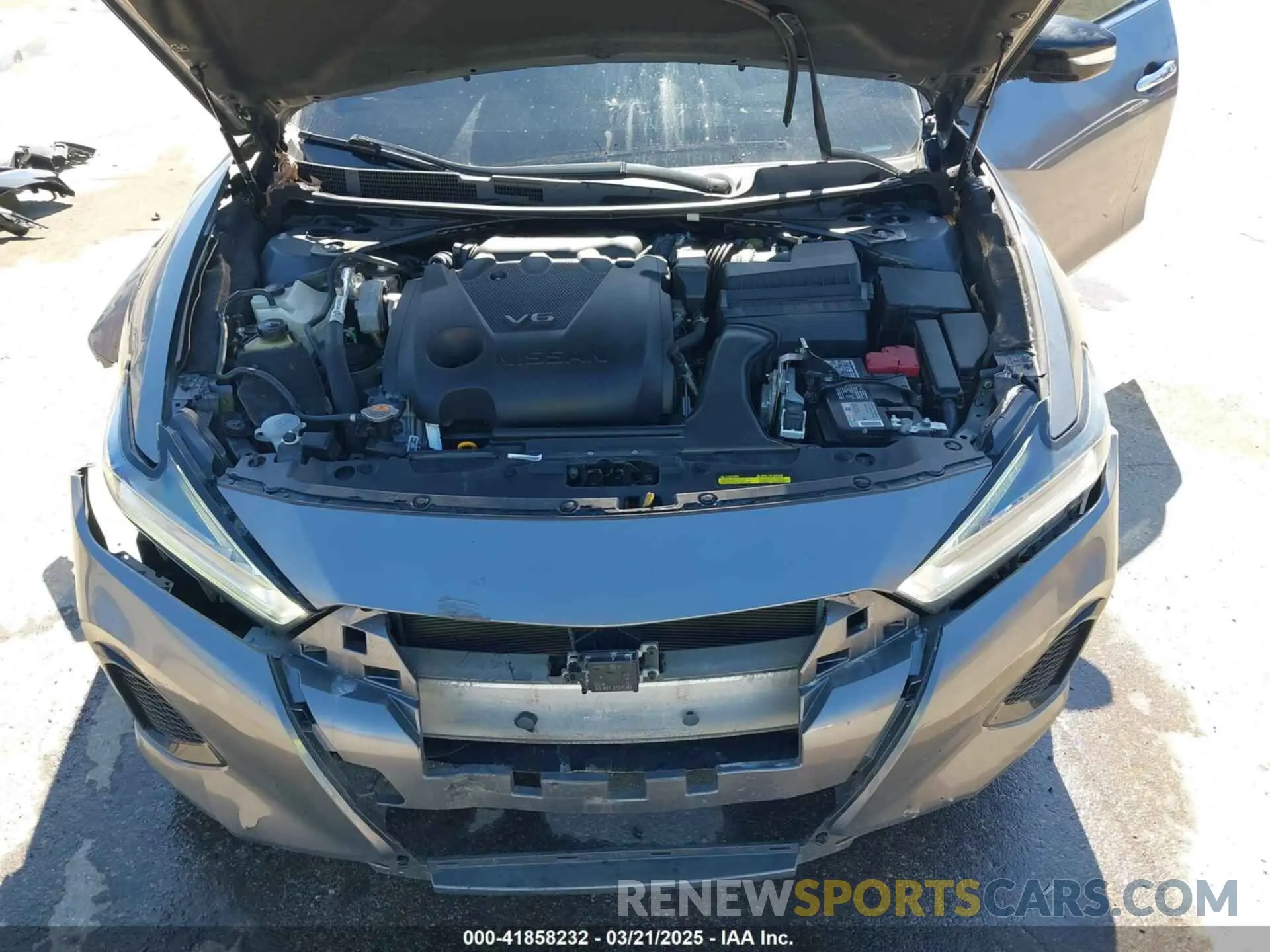 10 fotografías del automóvil dañado 1N4AA6CV4MC508977 NISSAN MAXIMA 2021