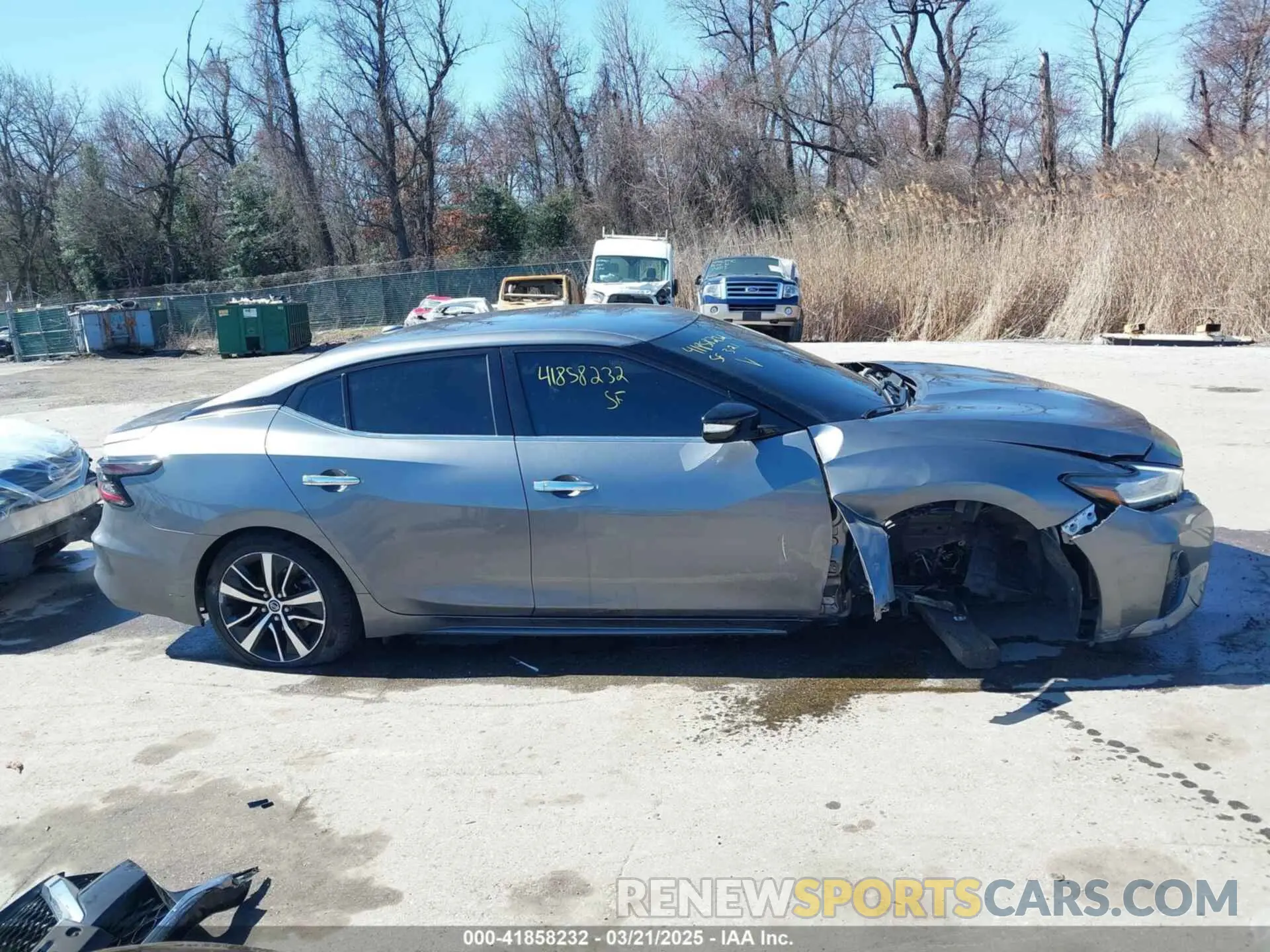14 fotografías del automóvil dañado 1N4AA6CV4MC508977 NISSAN MAXIMA 2021