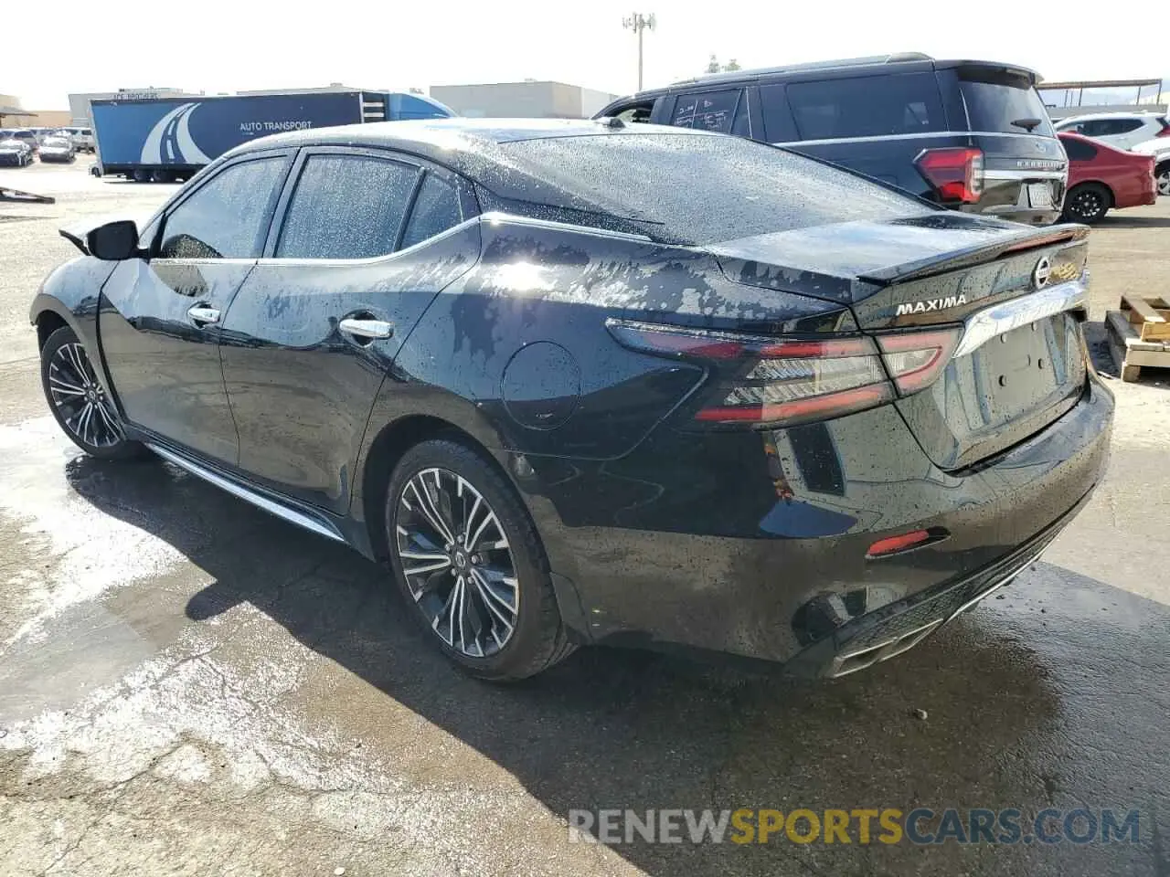 2 fotografías del automóvil dañado 1N4AA6CV4MC510745 NISSAN MAXIMA 2021