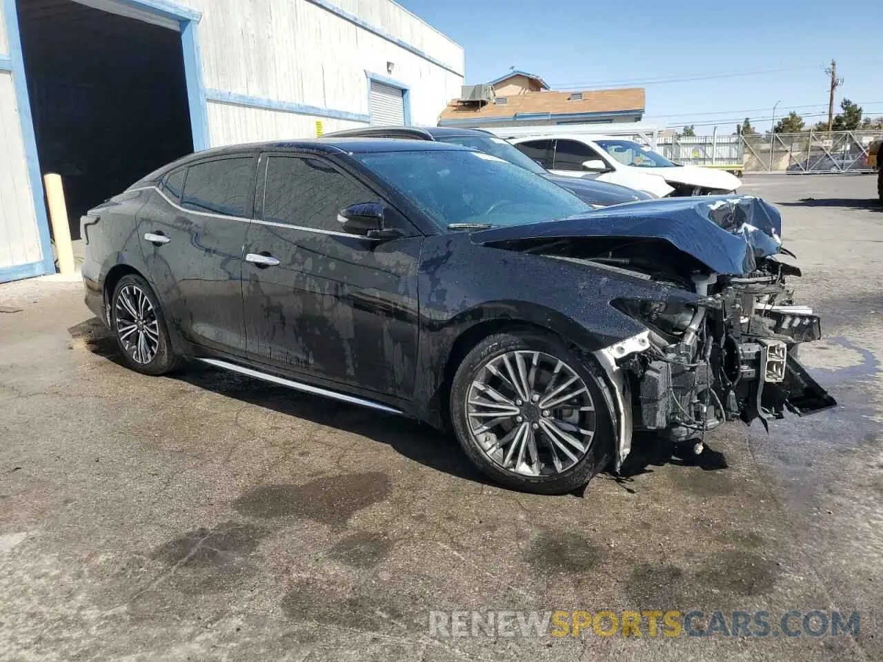 4 fotografías del automóvil dañado 1N4AA6CV4MC510745 NISSAN MAXIMA 2021