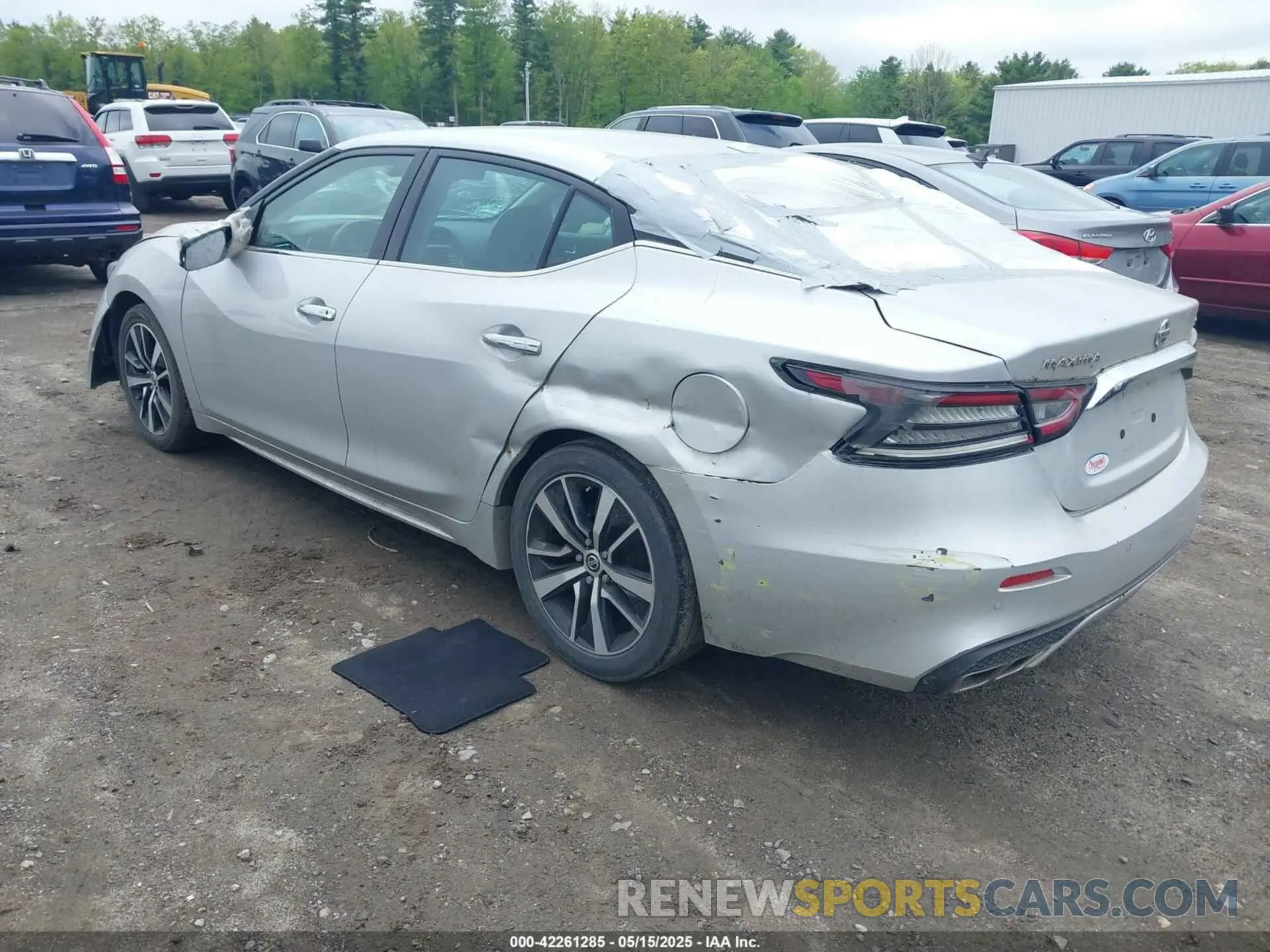 3 fotografías del automóvil dañado 1N4AA6CV4MC513919 NISSAN MAXIMA 2021