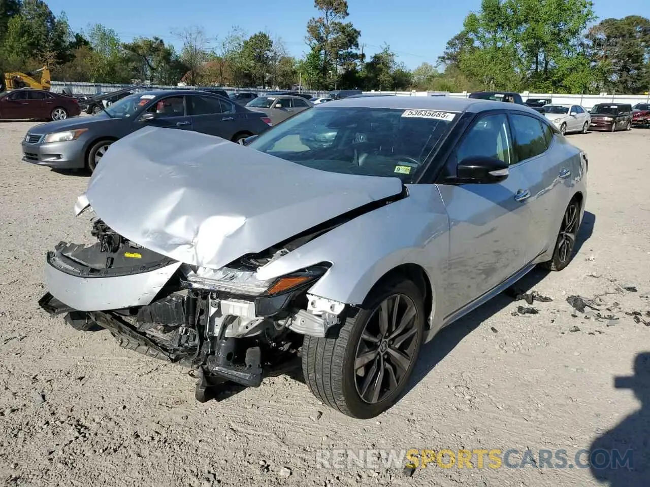 1 fotografías del automóvil dañado 1N4AA6CV5MC503707 NISSAN MAXIMA 2021