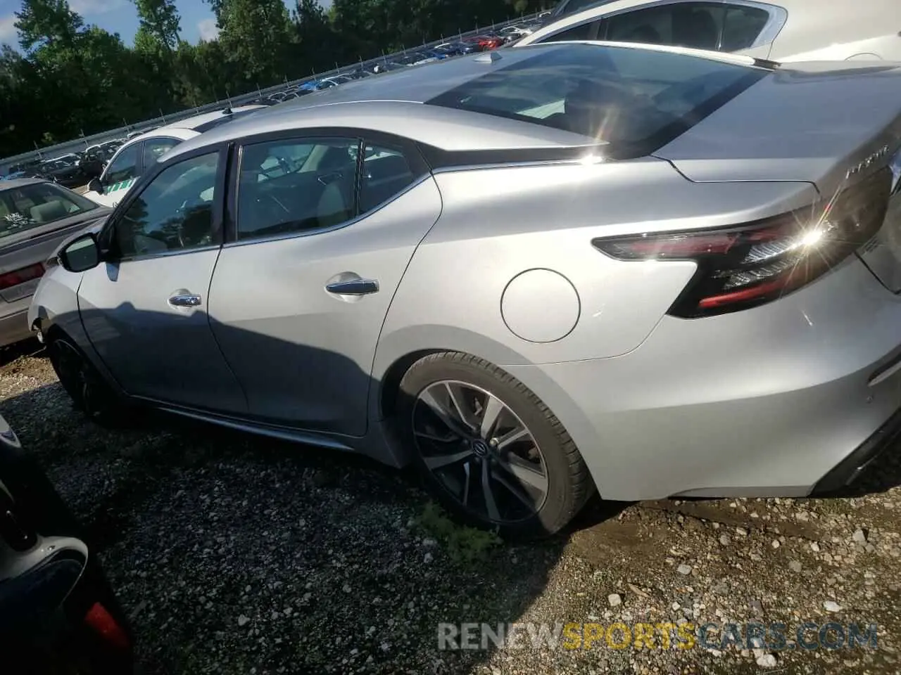 2 fotografías del automóvil dañado 1N4AA6CV5MC503707 NISSAN MAXIMA 2021