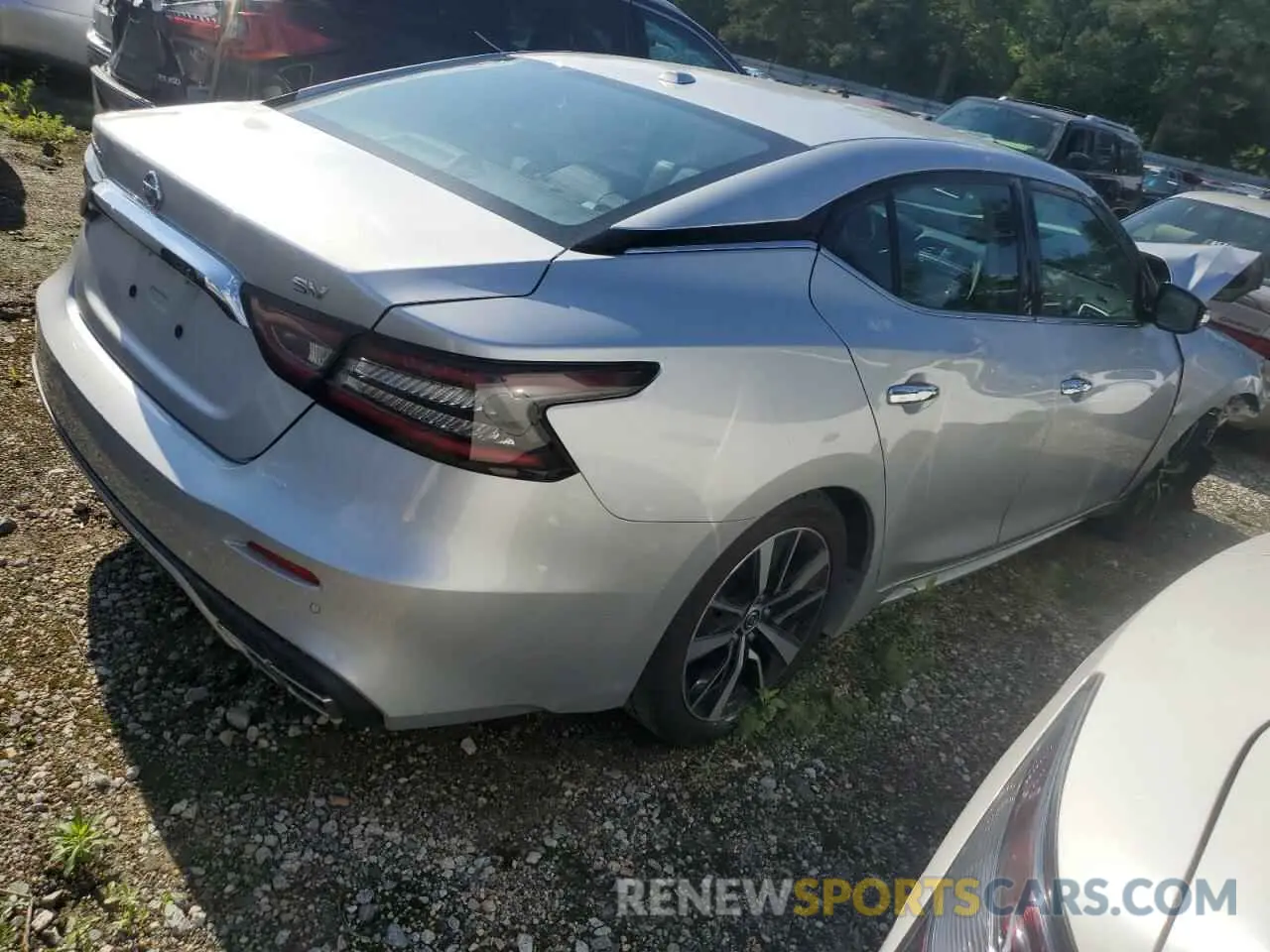 3 fotografías del automóvil dañado 1N4AA6CV5MC503707 NISSAN MAXIMA 2021