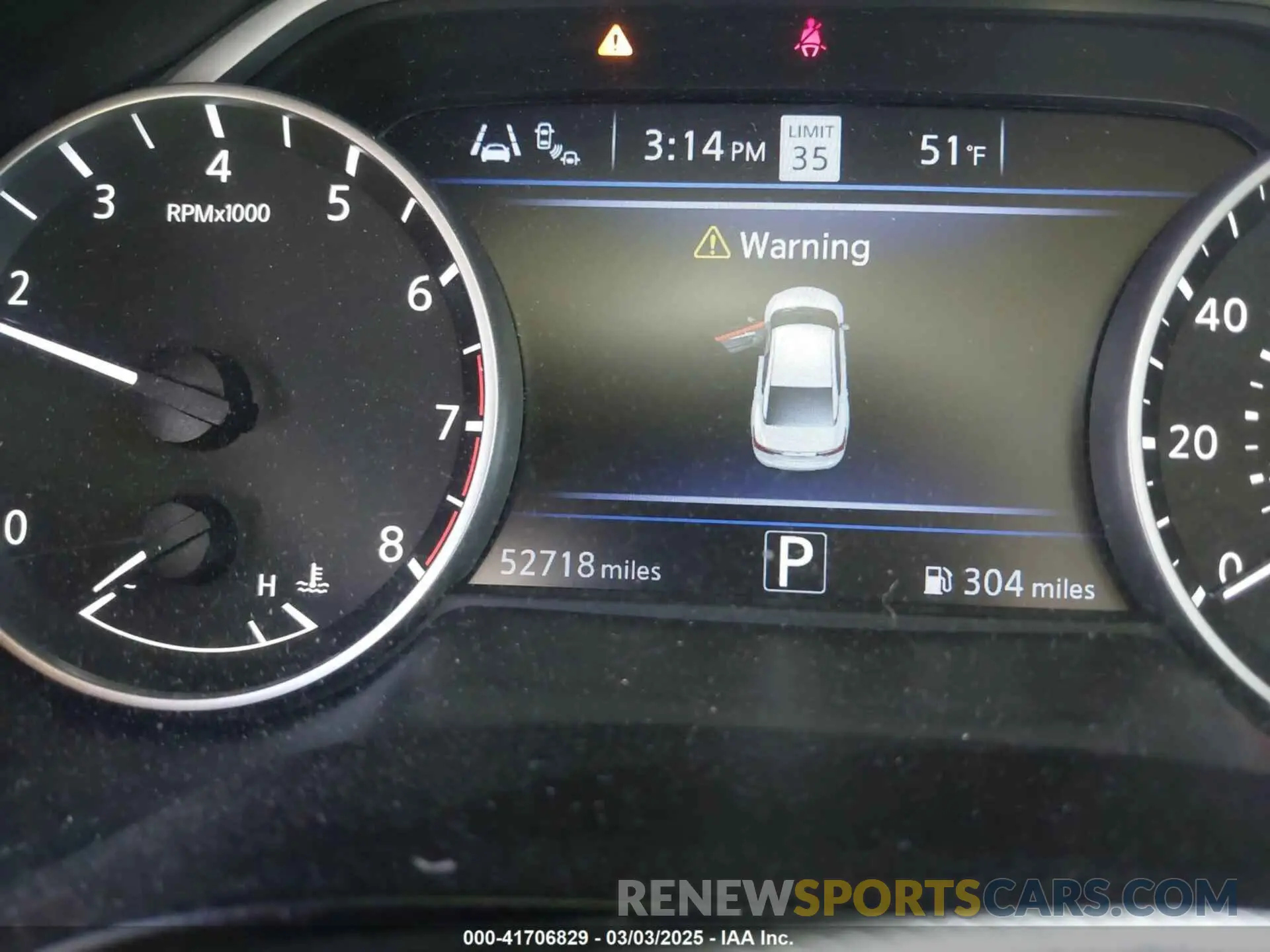 15 fotografías del automóvil dañado 1N4AA6CV5MC513640 NISSAN MAXIMA 2021