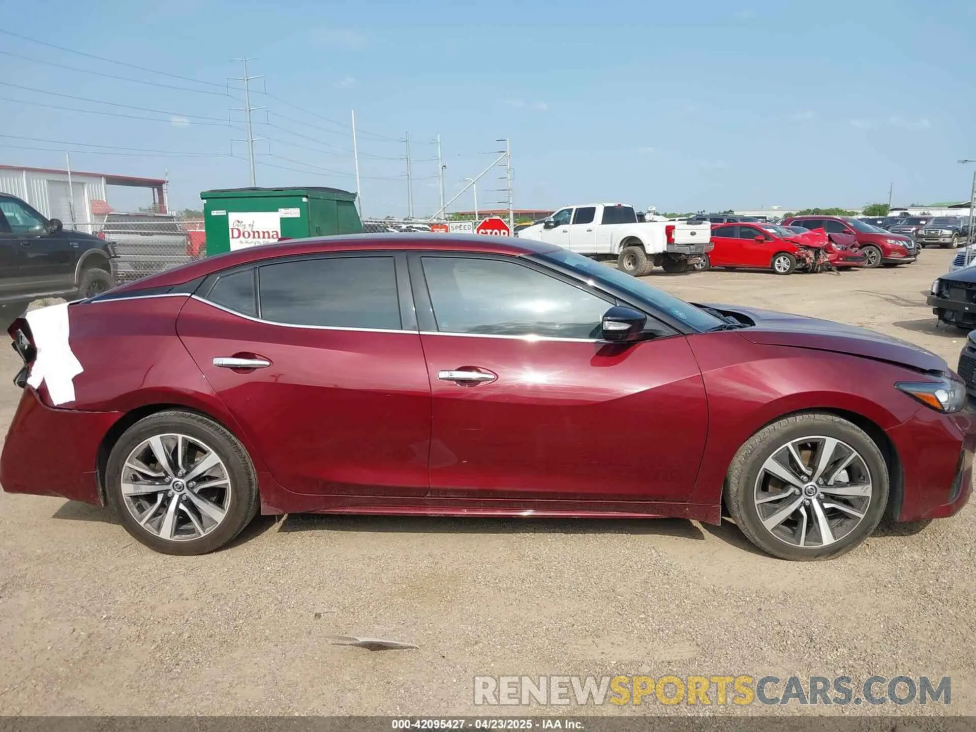 14 fotografías del automóvil dañado 1N4AA6CV5MC516067 NISSAN MAXIMA 2021