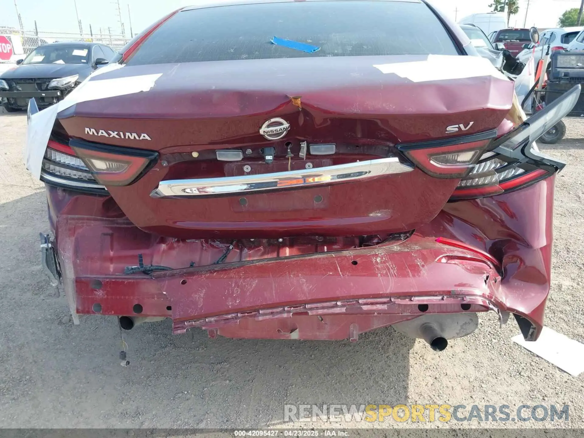 17 fotografías del automóvil dañado 1N4AA6CV5MC516067 NISSAN MAXIMA 2021
