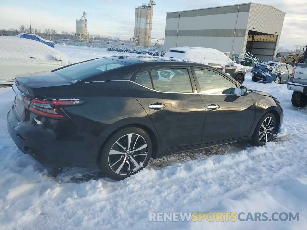 3 fotografías del automóvil dañado 1N4AA6CV6MC512190 NISSAN MAXIMA 2021
