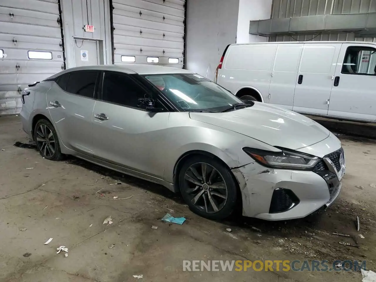 4 fotografías del automóvil dañado 1N4AA6CV6MC514957 NISSAN MAXIMA 2021