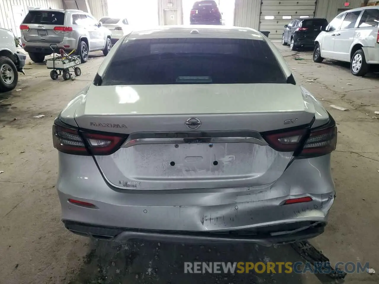 6 fotografías del automóvil dañado 1N4AA6CV6MC514957 NISSAN MAXIMA 2021