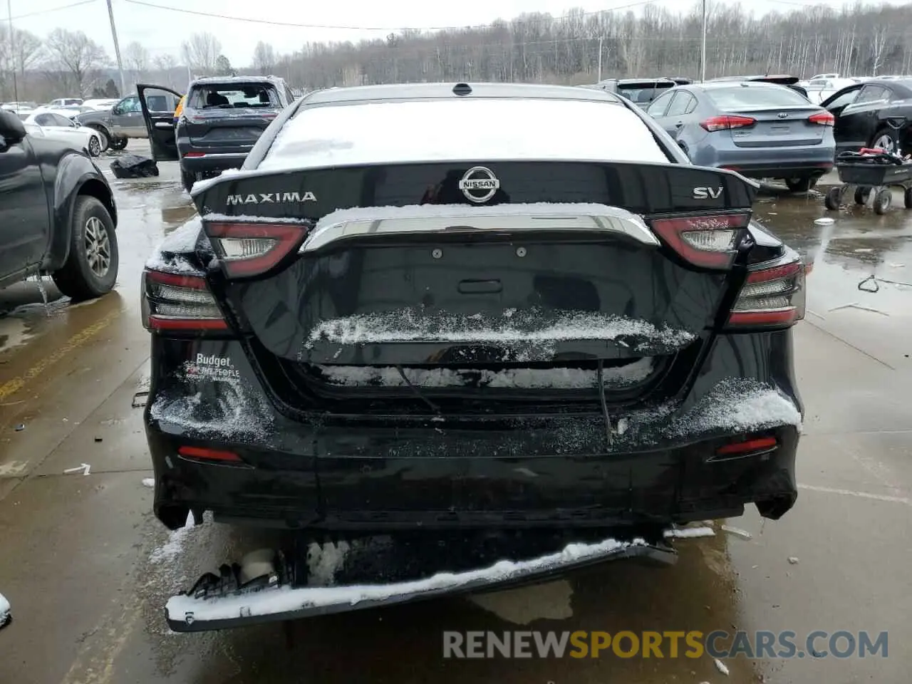 6 fotografías del automóvil dañado 1N4AA6CV8MC513664 NISSAN MAXIMA 2021