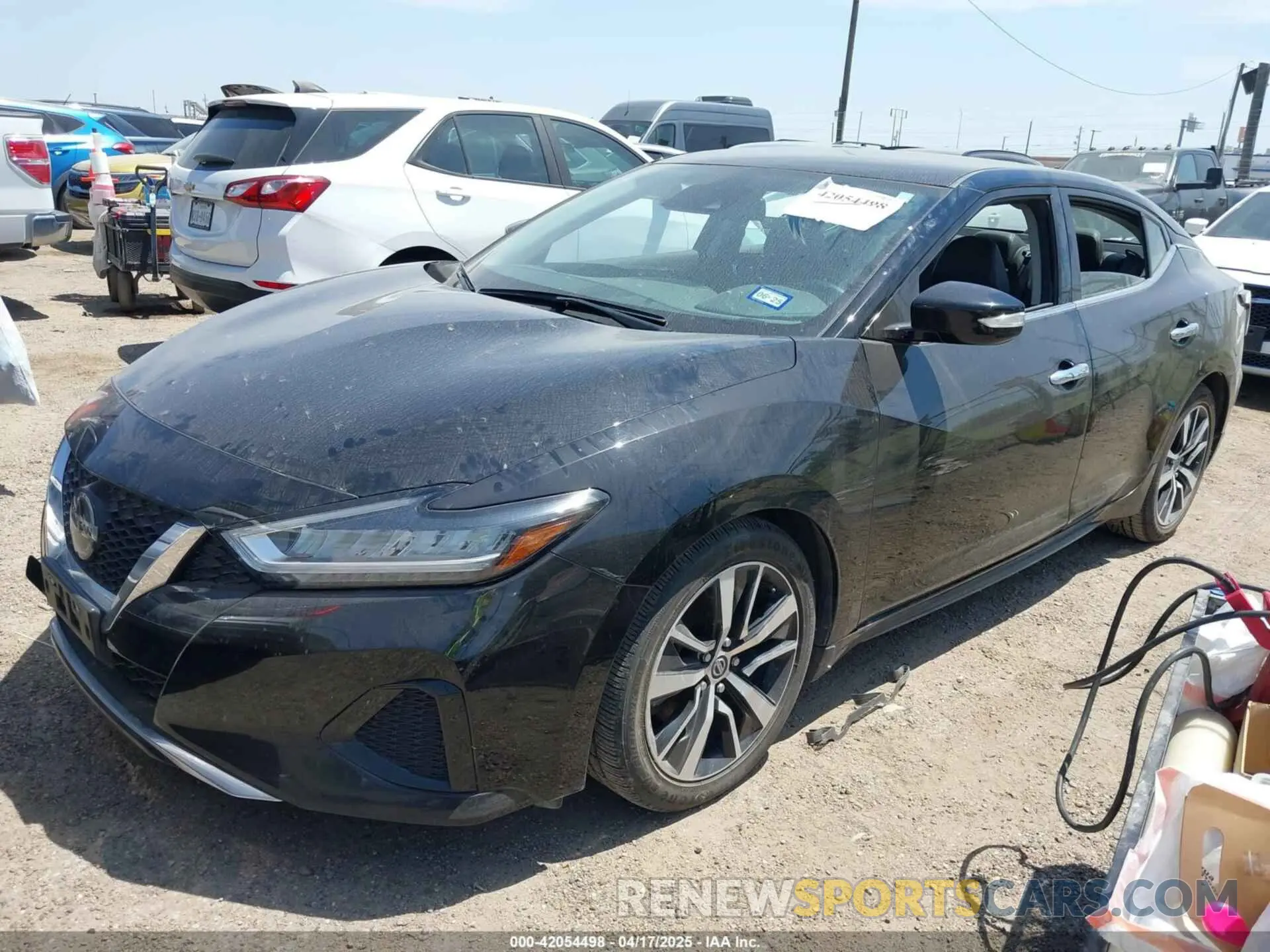 2 fotografías del automóvil dañado 1N4AA6CV8MC515334 NISSAN MAXIMA 2021