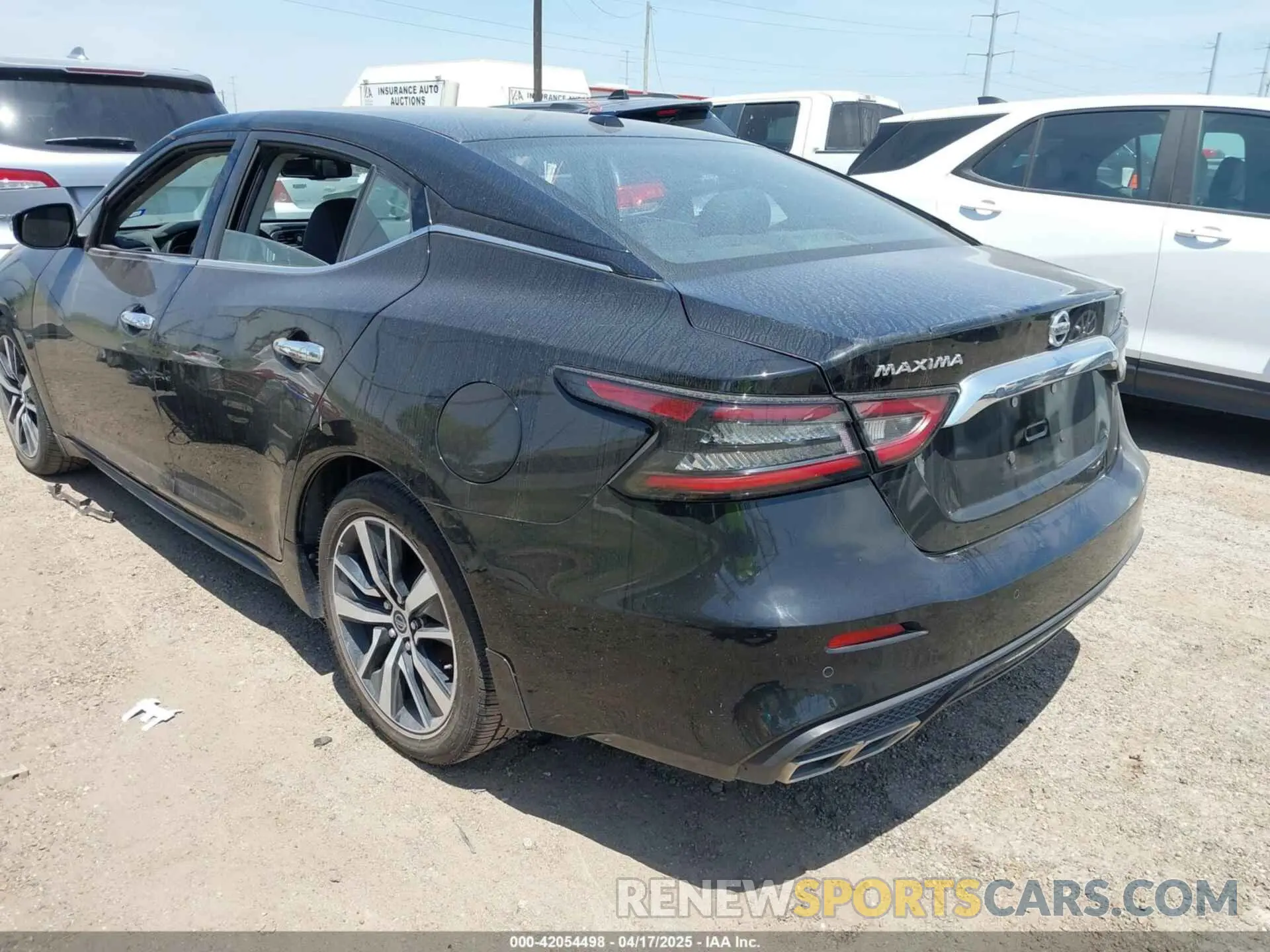 3 fotografías del automóvil dañado 1N4AA6CV8MC515334 NISSAN MAXIMA 2021