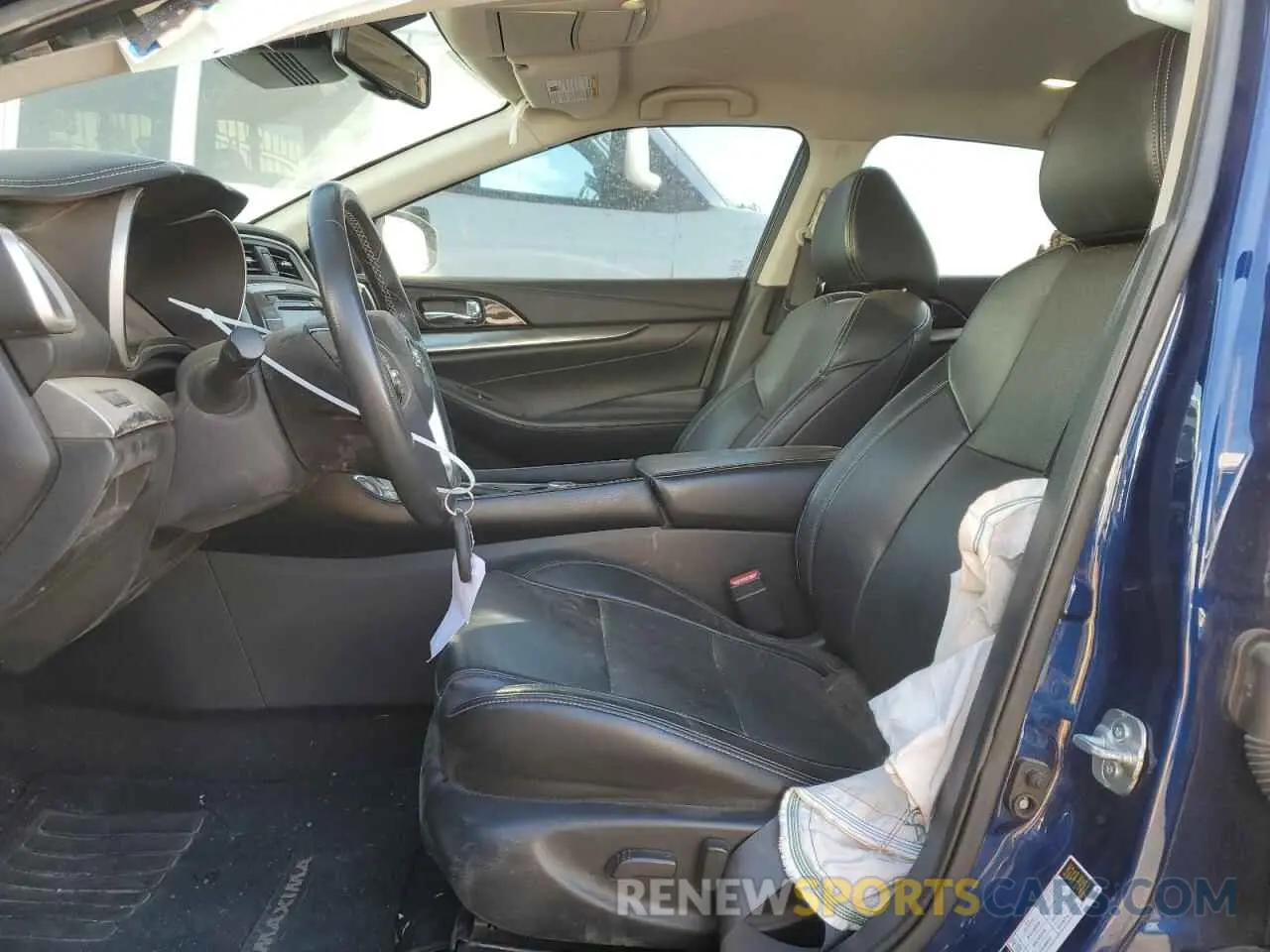 7 fotografías del automóvil dañado 1N4AA6CVXMC503914 NISSAN MAXIMA 2021