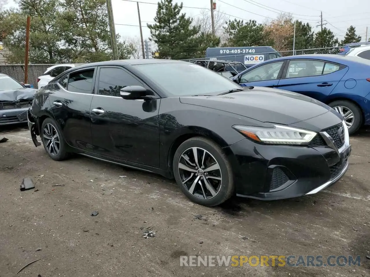 4 fotografías del automóvil dañado 1N4AA6CVXMC512161 NISSAN MAXIMA 2021
