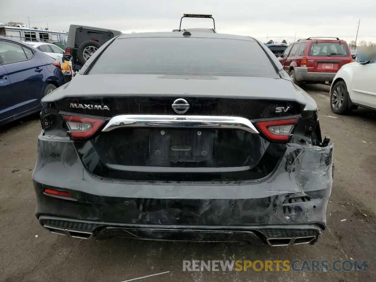 6 fotografías del automóvil dañado 1N4AA6CVXMC512161 NISSAN MAXIMA 2021