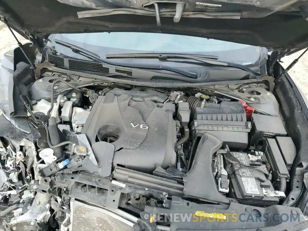 13 fotografías del automóvil dañado 1N4AA6EV1MC501126 NISSAN MAXIMA 2021