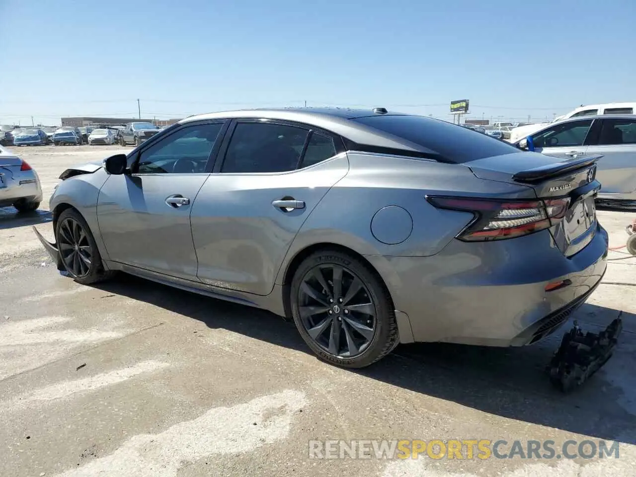 2 fotografías del automóvil dañado 1N4AA6EV1MC506309 NISSAN MAXIMA 2021