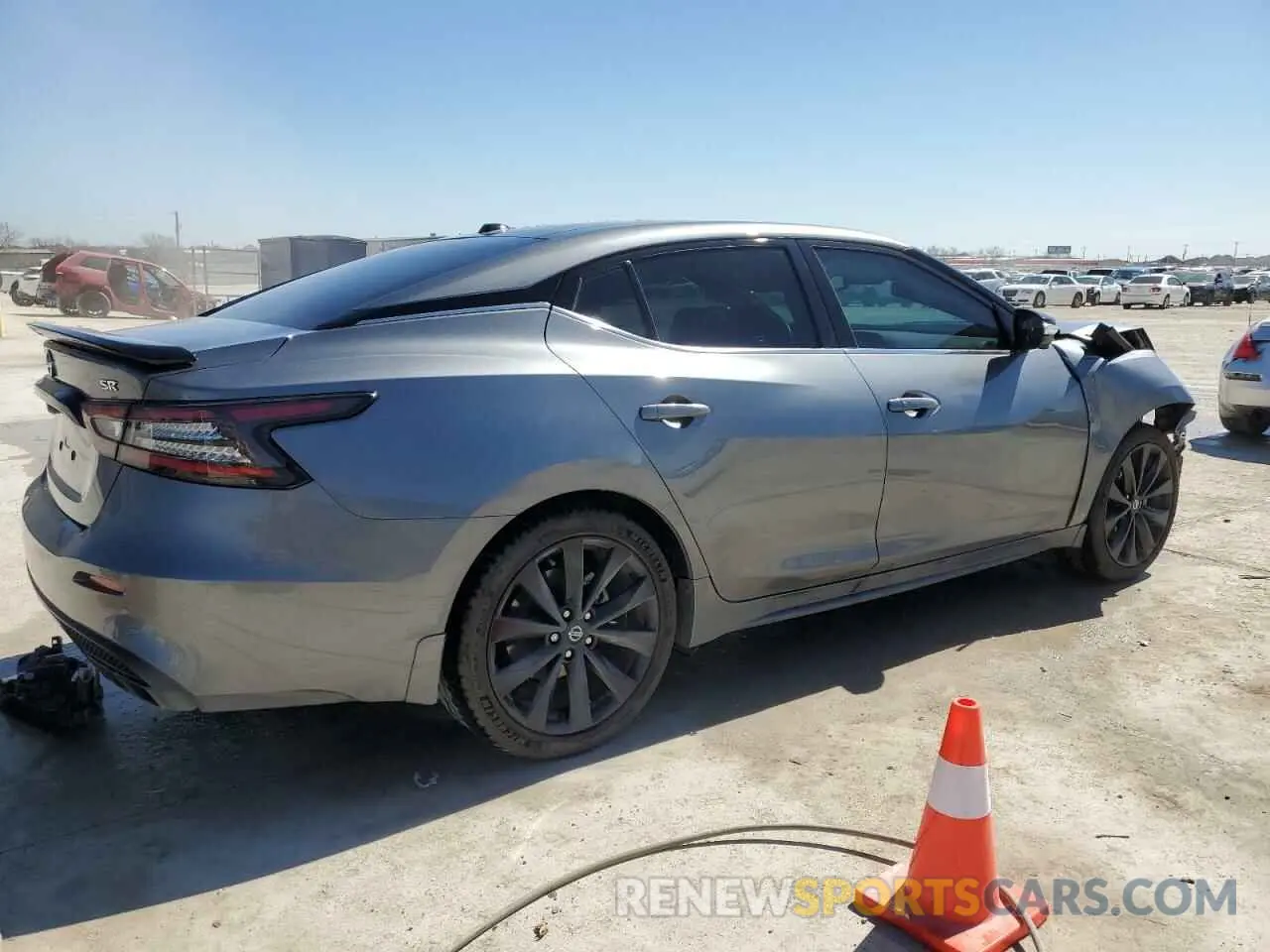 3 fotografías del automóvil dañado 1N4AA6EV1MC506309 NISSAN MAXIMA 2021