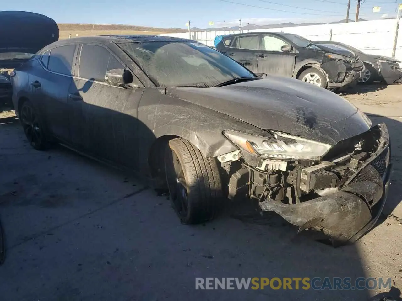 4 fotografías del automóvil dañado 1N4AA6EV5MC509844 NISSAN MAXIMA 2021