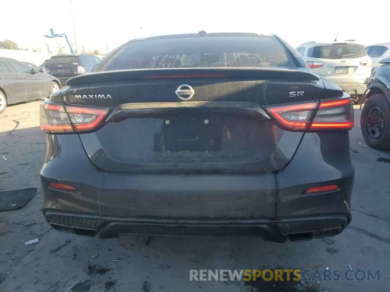 6 fotografías del automóvil dañado 1N4AA6EV5MC509844 NISSAN MAXIMA 2021