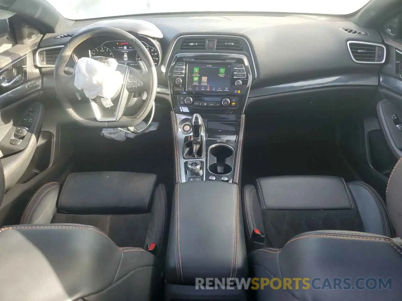 8 fotografías del automóvil dañado 1N4AA6EV5MC509844 NISSAN MAXIMA 2021