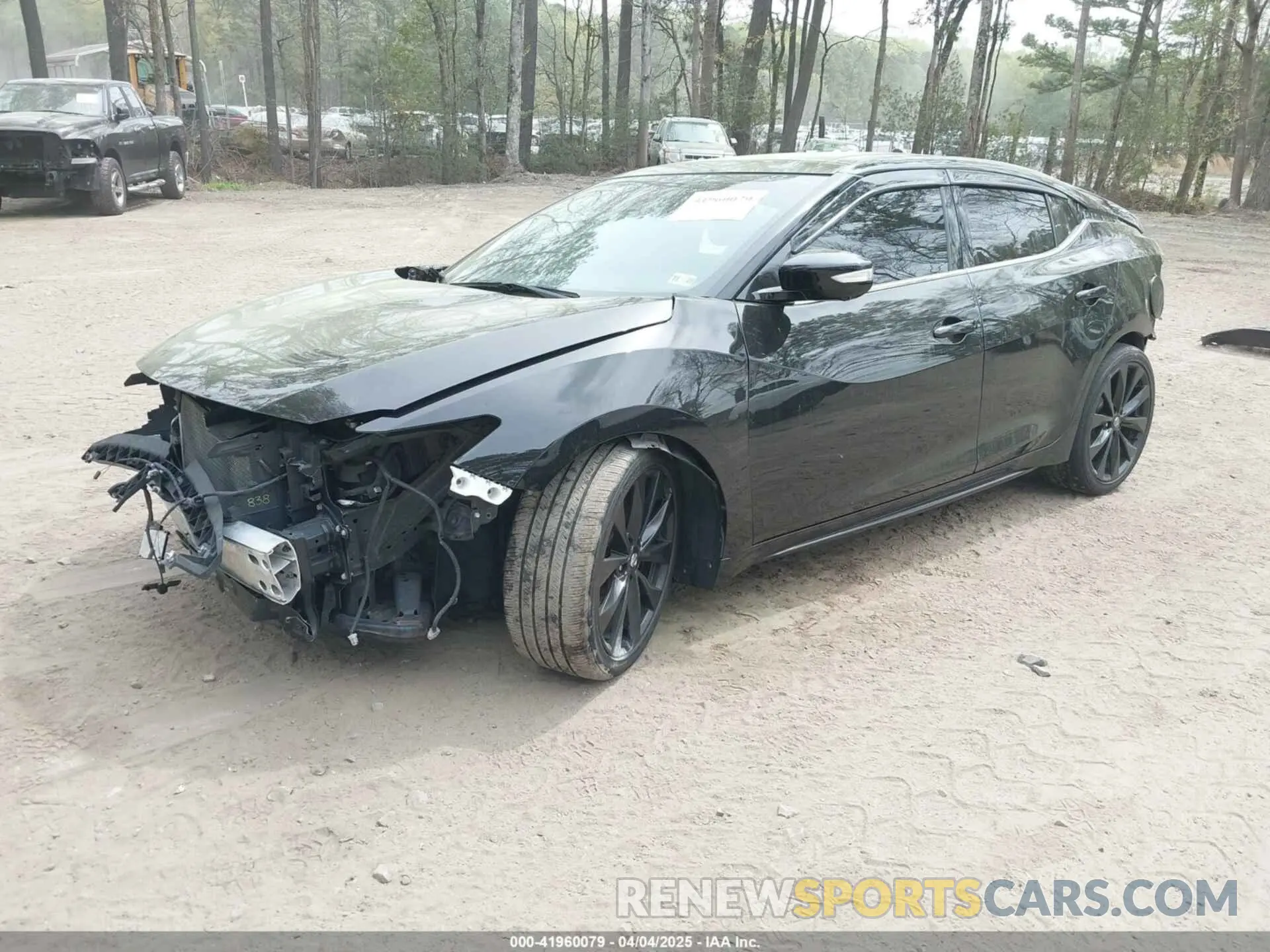 2 fotografías del automóvil dañado 1N4AA6EV6MC501848 NISSAN MAXIMA 2021