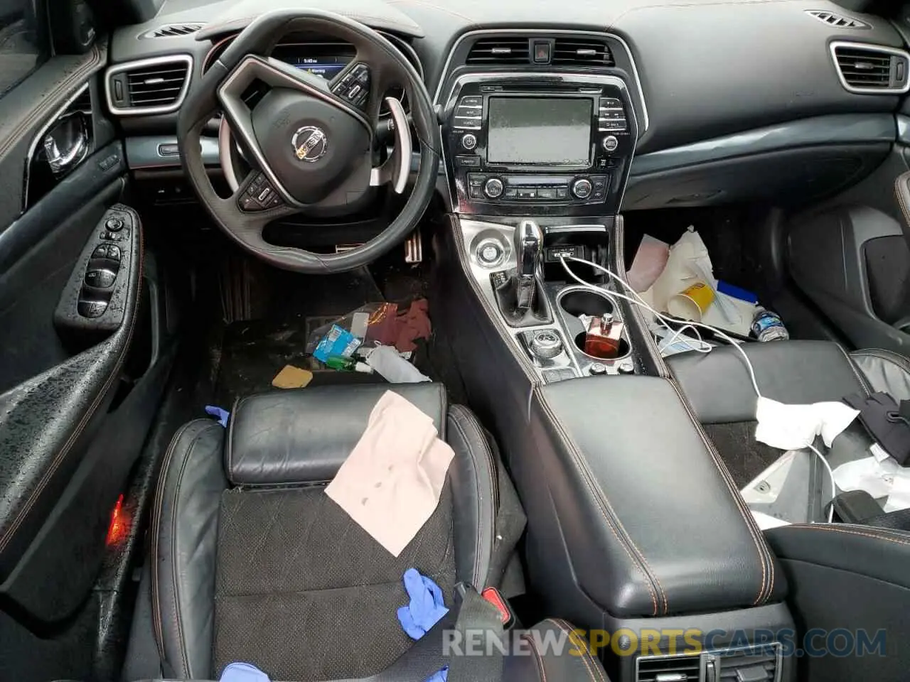 8 fotografías del automóvil dañado 1N4AA6EV7MC502541 NISSAN MAXIMA 2021