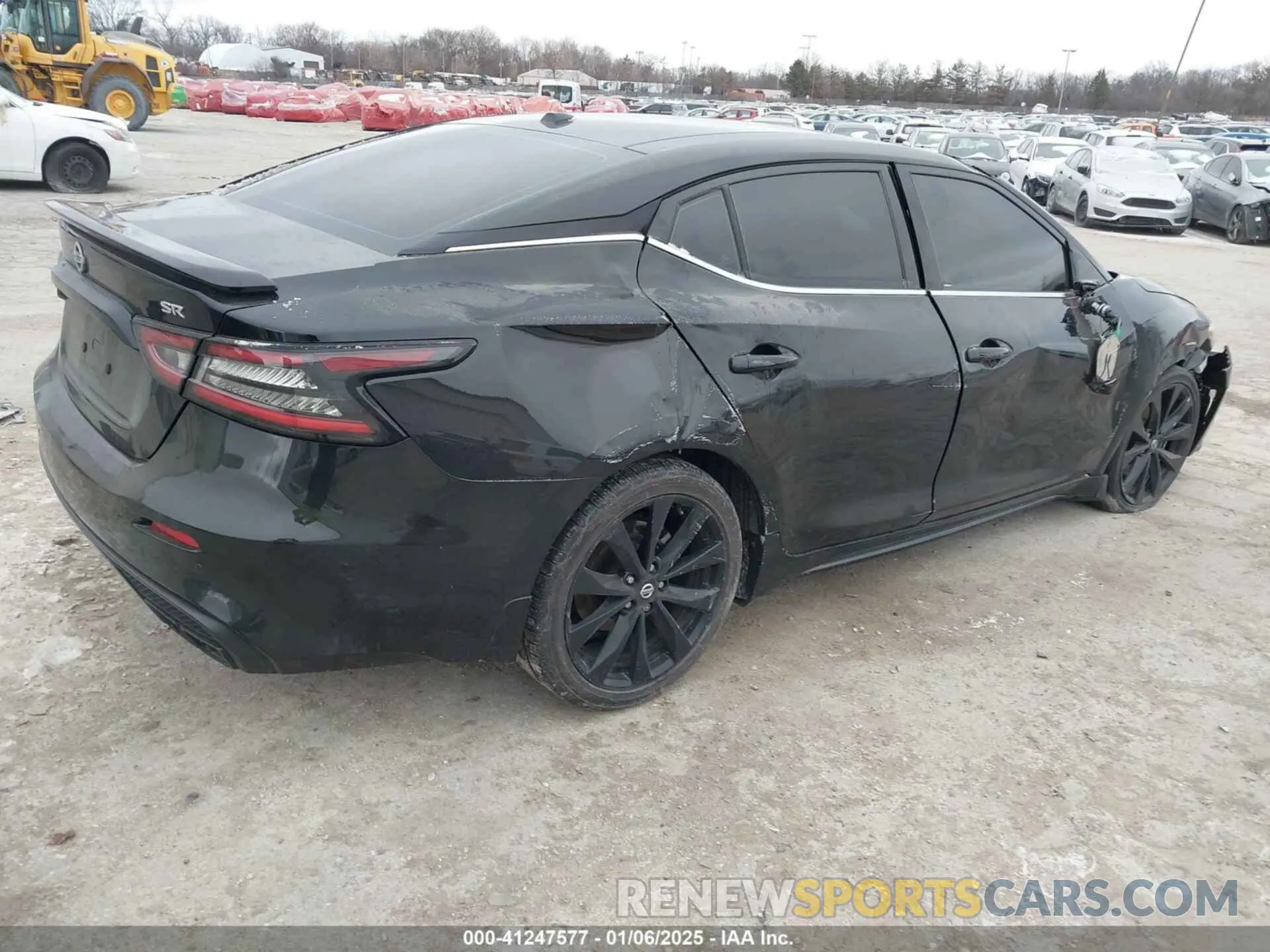 4 fotografías del automóvil dañado 1N4AA6EV8MC501821 NISSAN MAXIMA 2021