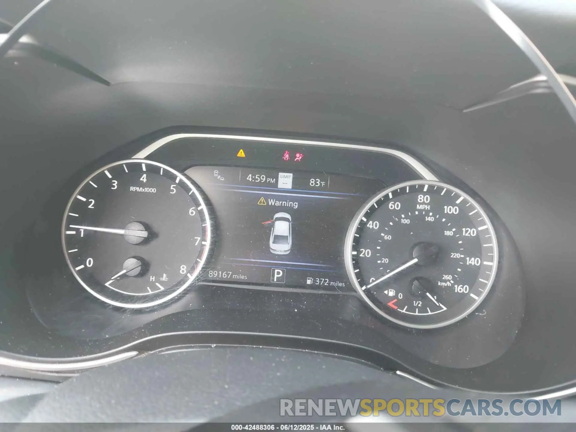 7 fotografías del automóvil dañado 1N4AA6EV8MC503360 NISSAN MAXIMA 2021