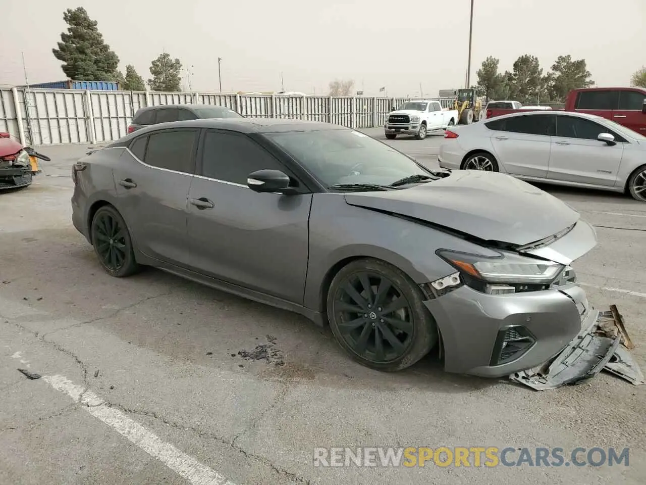 4 fotografías del automóvil dañado 1N4AA6EV9MC513170 NISSAN MAXIMA 2021
