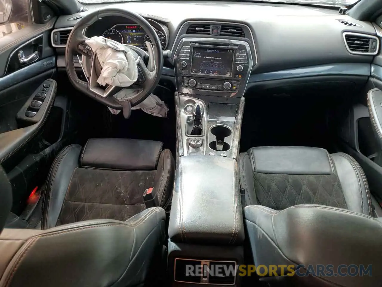 8 fotografías del automóvil dañado 1N4AA6EV9MC513170 NISSAN MAXIMA 2021