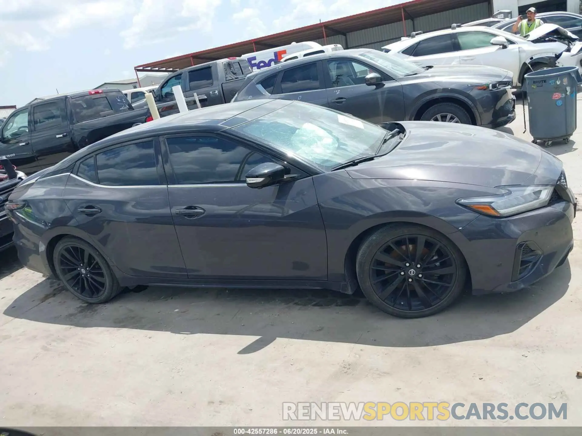 13 fotografías del automóvil dañado 1N4AA6FV0MC507840 NISSAN MAXIMA 2021