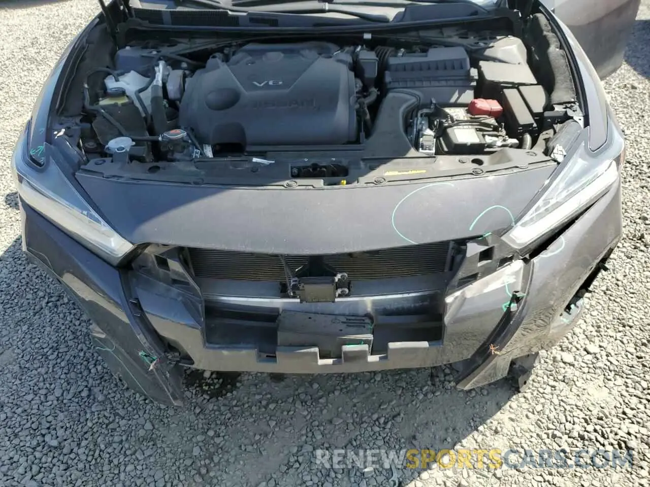 11 fotografías del automóvil dañado 1N4AA6FV2MC501540 NISSAN MAXIMA 2021