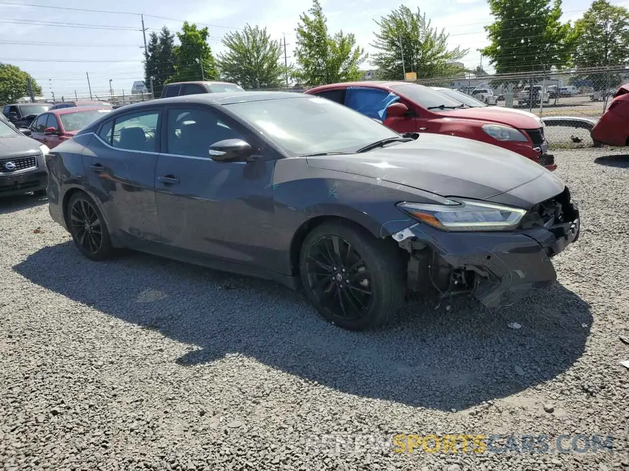 4 fotografías del automóvil dañado 1N4AA6FV2MC501540 NISSAN MAXIMA 2021