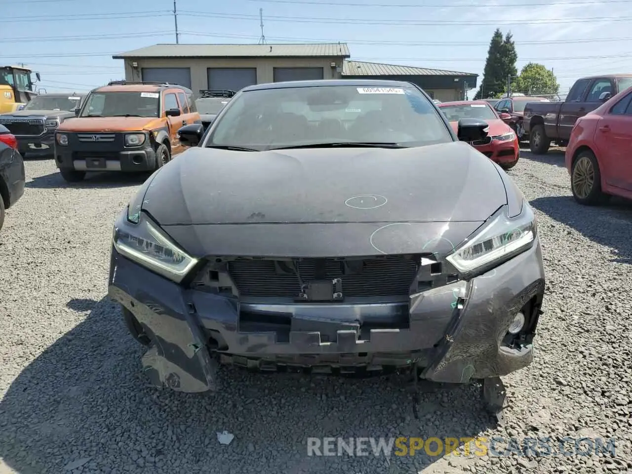 5 fotografías del automóvil dañado 1N4AA6FV2MC501540 NISSAN MAXIMA 2021