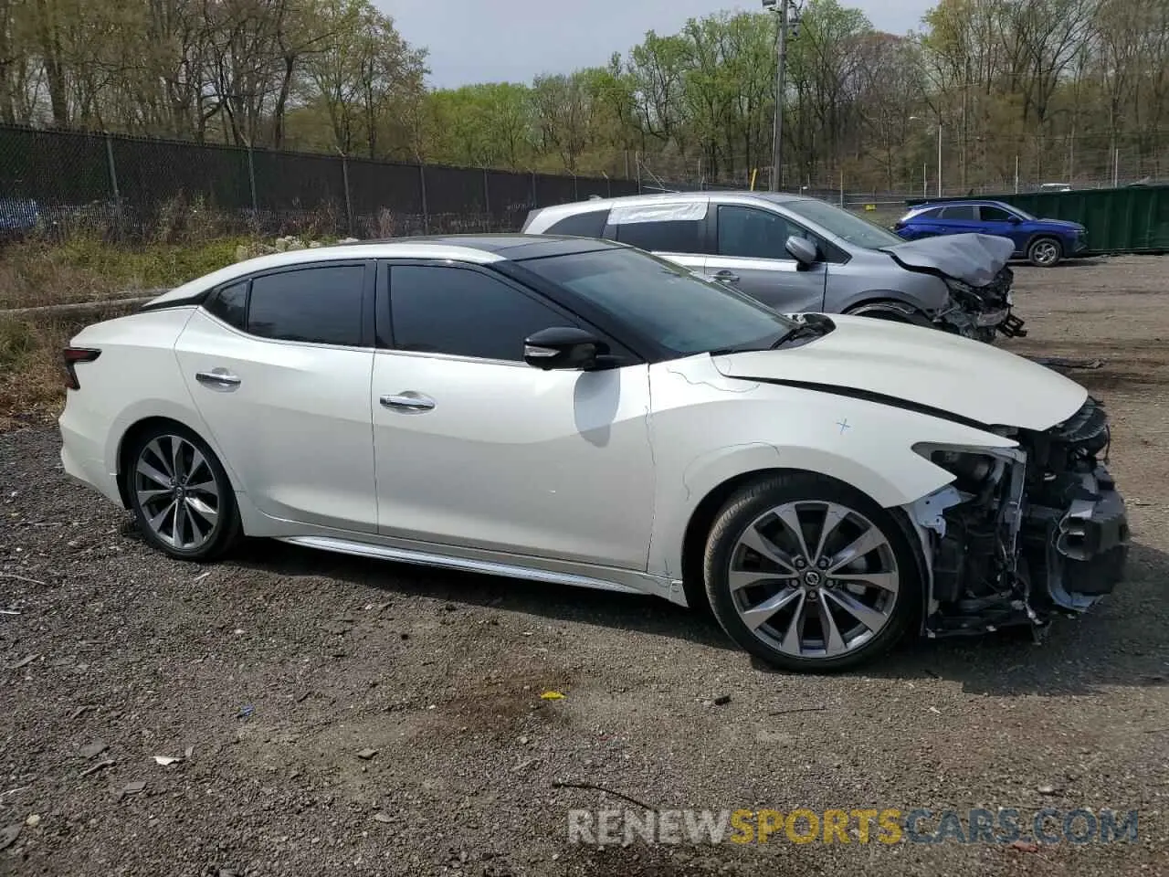 4 fotografías del automóvil dañado 1N4AA6FV2MC516393 NISSAN MAXIMA 2021