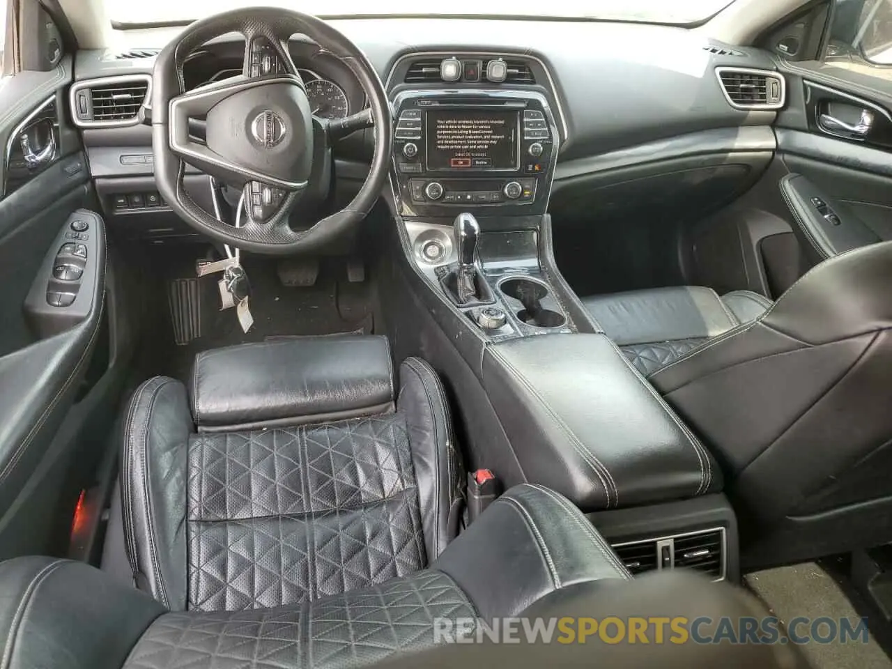8 fotografías del automóvil dañado 1N4AA6FV2MC516393 NISSAN MAXIMA 2021